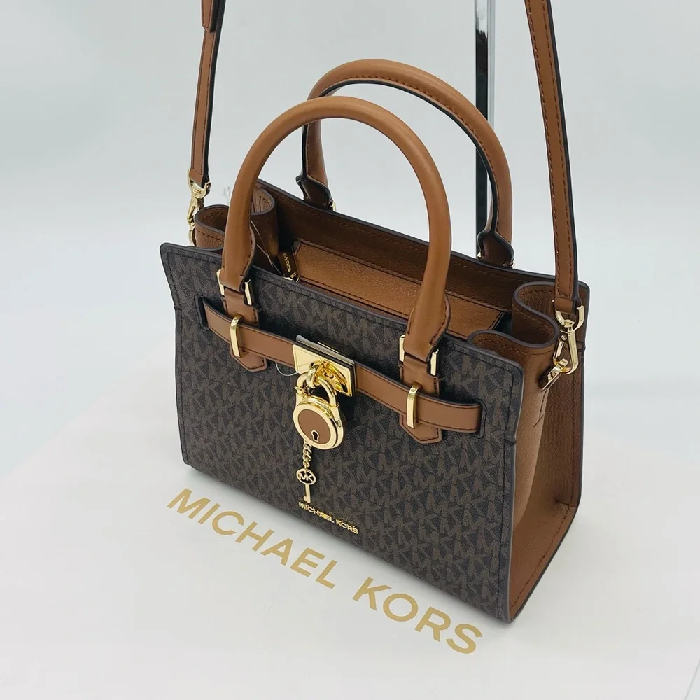 Michael Kors Hamilton Small Satchel Crossbody Bag - Picture 5 of 12